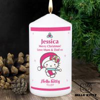 Personalised Hello Kitty Pink Christmas Candle Extra Image 1 Preview